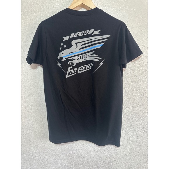 5.11 Tactical Men's T-Shirt Black Short Sleeve Graphic Eagle Est 2003 M - Picture 4 of 5